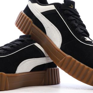 Baskets Noir Femme Puma Carina 3.0 Luxe vue 0