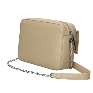 Women's Calvin Klein Jeans Pocket Shoulder Bag Beige Photo of the Espace des Marques %store% store - view of %key%