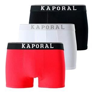 Lot x3 Boxers Noir/Rouge/Blanc homme Kaporal QUADMH vue 0