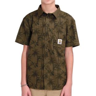 Teddy Smith Hook Boy's Shirt Khaki Photo of the Espace des Marques %store% store - view of %key%