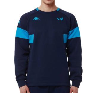 Sweat Marine/Turquoise Homme Kappa Adofod Alpine F1 371R75W vue 0