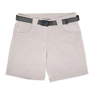 Pantalones cortos de lona beige para mujer Lhotse Lana ver 0