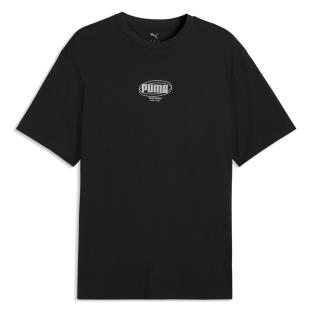 T-Shirt Noir Homme Puma Relaxed vue 0