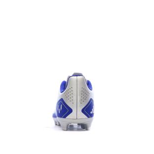 Chaussures de football Bleu/Gris Argent Garçon Adidas F50 Club vue 0
