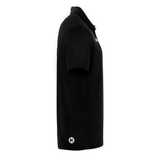 Polo deportivo negro para hombre Kempa Poly ver 0