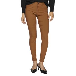 Jean Slim Camel Femme Vila Eggy vue 0