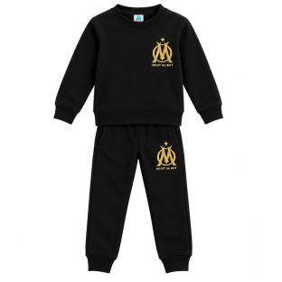 Ensemble de Survêtement Noir/Doré Garçon Olympique de Marseille vue 0