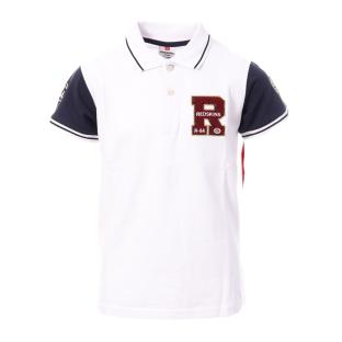 Polo Blanc/Marine Garçon Redskins PO3044 vue 0