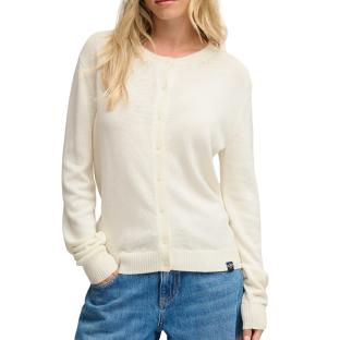 Gilet Écru Femme Superdry Essential Slouchy vue 0
