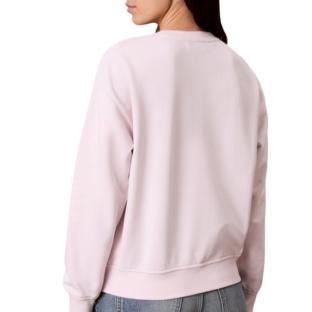 Rosa Damen-Sweatshirt Calvin Klein Jeans Monogram Ansicht 0