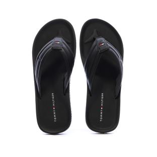 Tongs Noires Homme Tommy Hilfiger Padded vue 0