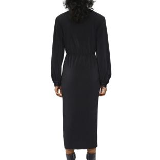 Object Shila Maxi Vestido Plisado Negro Mujer ver 0