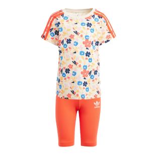Orange Girl's Adidas Cyc Short Tee S Trainingsanzug Ansicht 0