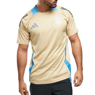 Adidas Men’s 2024 Gold/Turquoise Argentina Training Jersey Photo of the Espace des Marques %store% store - view of %key%