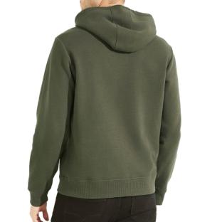Sweat à Capuche Kaki Homme Guess Roy vue 0