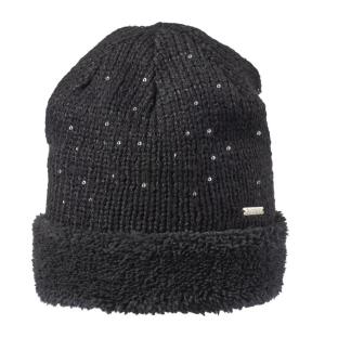 Women’s Black Sequinned Beanie by Cairn Louison Photo of the Espace des Marques %store% store - view of %key%