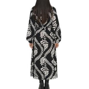 Robe Blanche/Noir Femme Only Anna vue 0