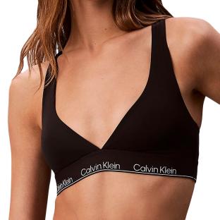 Traje de baño negro para mujer Top Calvin Klein Jeans Racerback ver 0