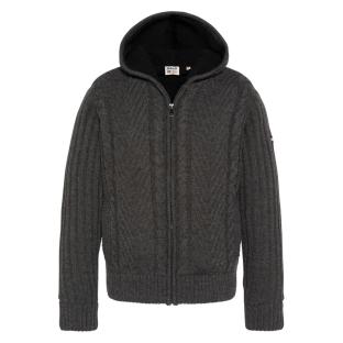 Veste en Sherpa Zippé GriseHomme Schott PLENZO vue 0