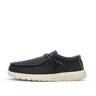 Chaussures Bleu Homme Hey Dude Wally Sox Pine vue 0