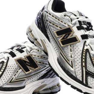 New Balance 1906 Baskets Blanches/Noir/Doré Mixte vue 0