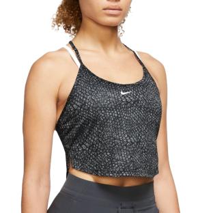 Débardeur court Noir Femme Nike One Tank vue 0