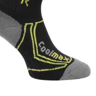 Pares de calcetines negros/grises/verdes para hombre Regatta, calcetines Coolmax ver 0