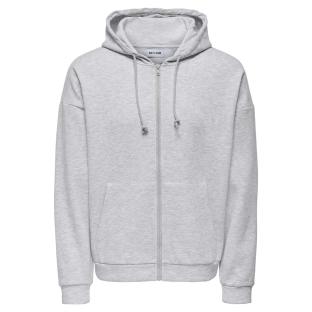 Sweat Zippé Gris Homme Only & Sons Chase vue 0