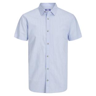 Jack & Jones Summer Boy's Blue Stripe Shirt Photo of the Espace des Marques %store% store - view of %key%