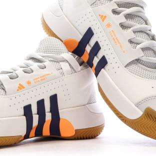 Chaussures de Basketball Blanches/Violettes Homme Adidas IE7799 vue 0