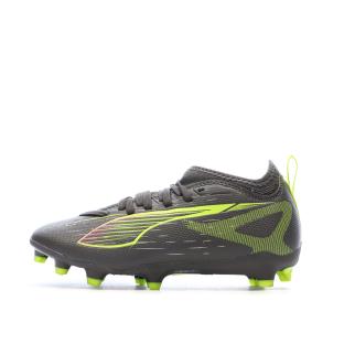 Chaussures de Foot Gris/Jaune Junior Puma Ultra 5 Match FG/AG vue 0