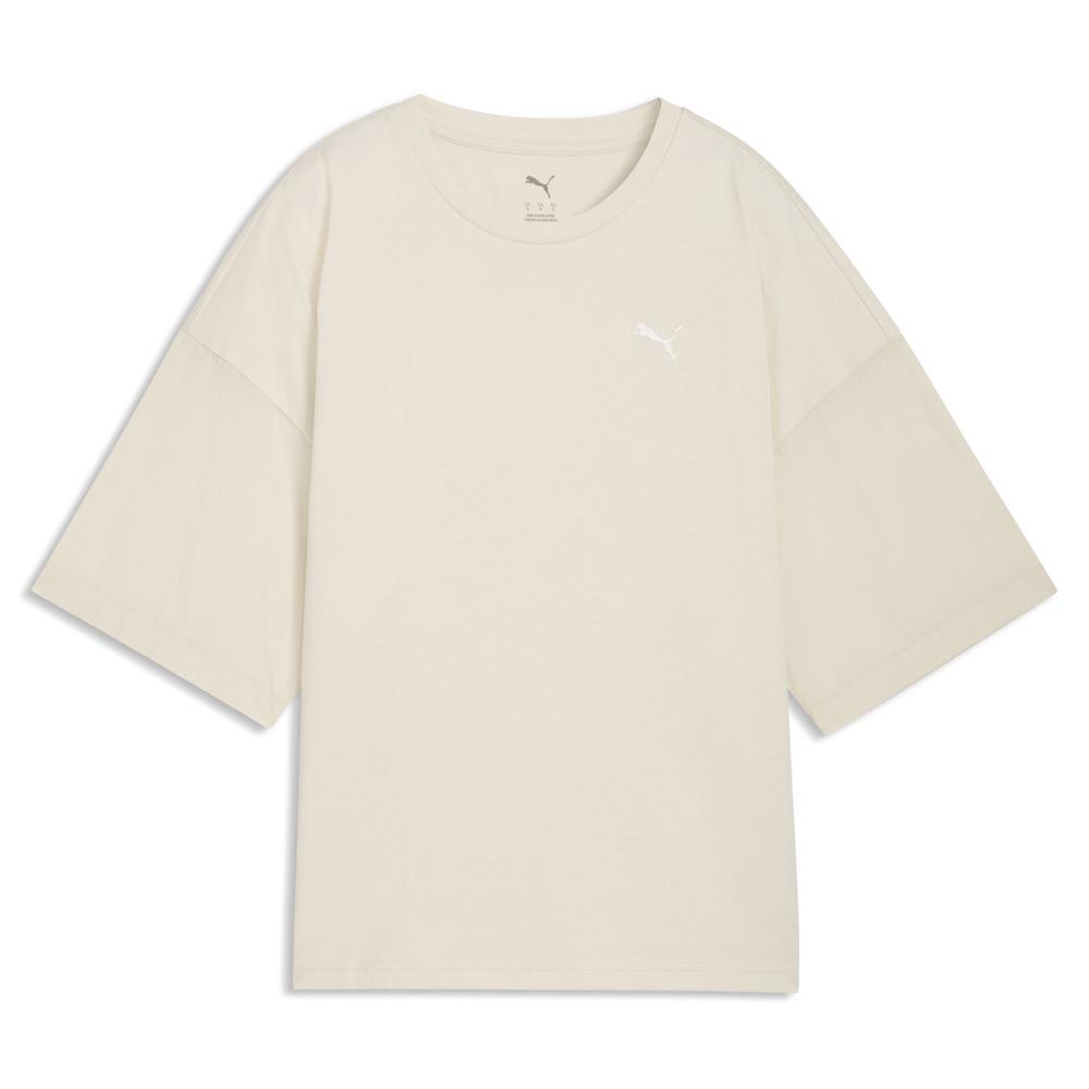 T-Shirt Beige Femme Puma Her pas cher