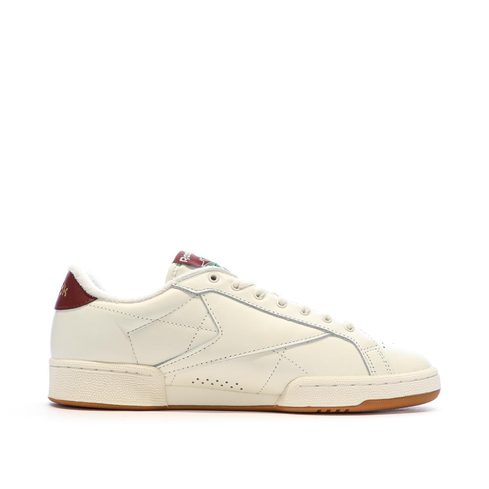 Sneaker Weiß/Bordeaux Herren Reebok Club Grounds Ansicht 2