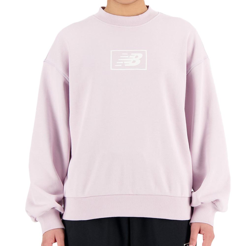 Sudadera Mujer Malva New Balance Essentials French Terry barato