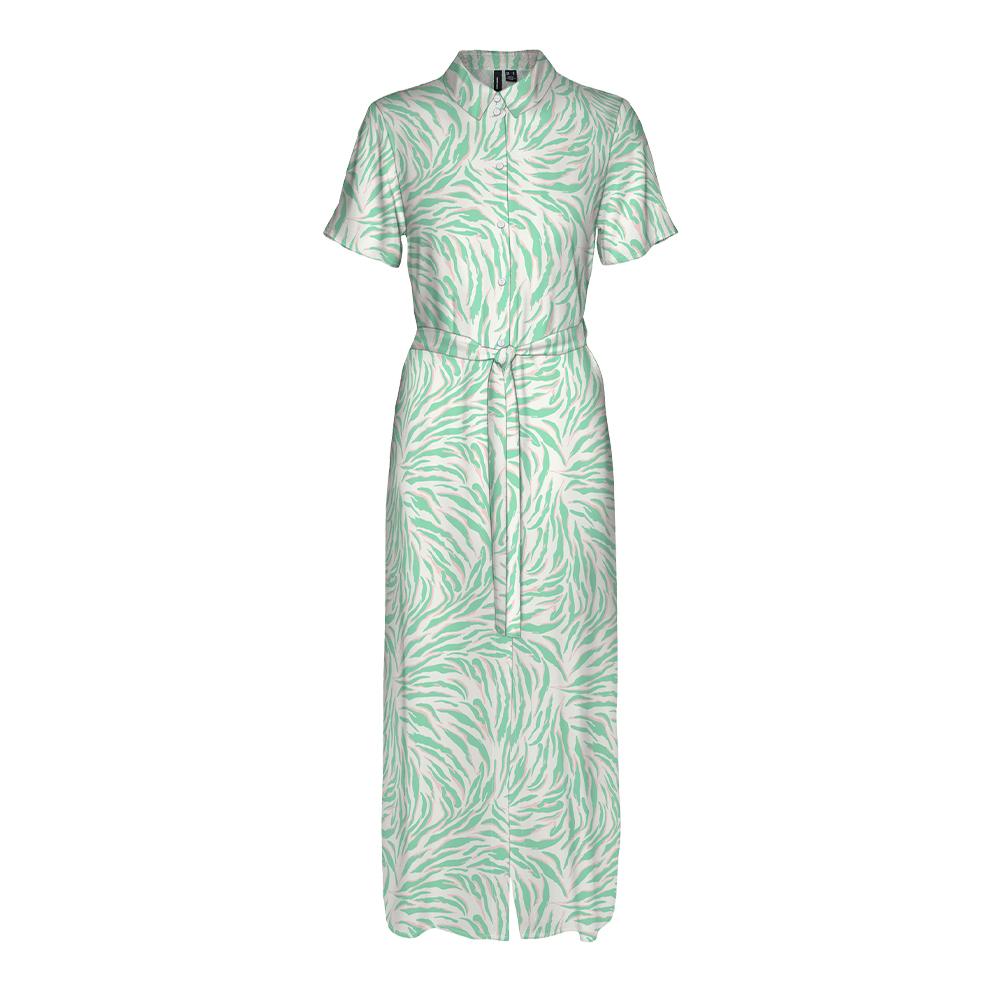Kleid Beige/Grün Frau Vero Moda Joy günstig