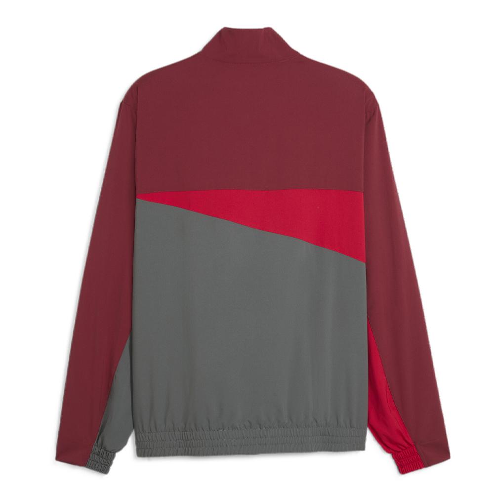 Milan AC Men's Football Jacket Grey/Red Puma 2024 Photo of the Espace des Marques %store% store - view of %key%