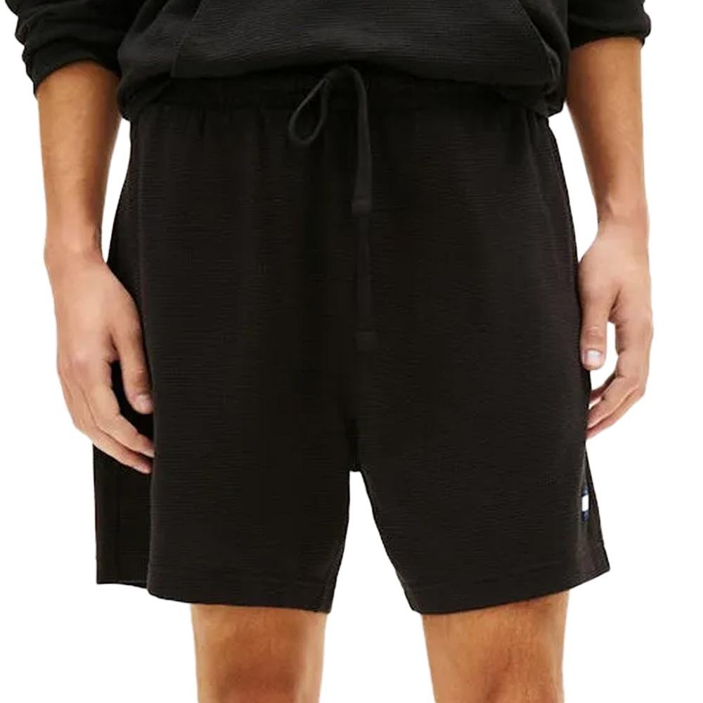 Short Noir Homme Tommy Hilfiger Tjm Waffle pas cher