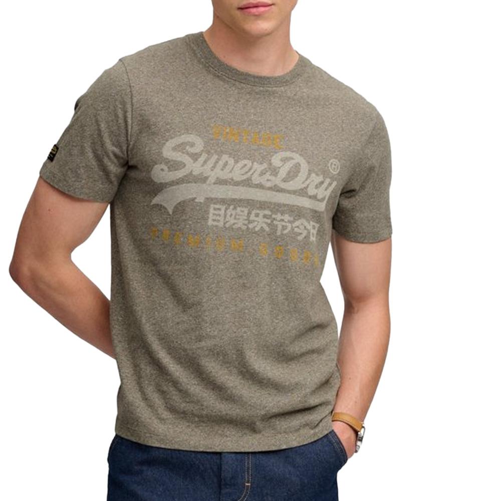 Grünes Superdry Classic T-Shirt für Herren günstig