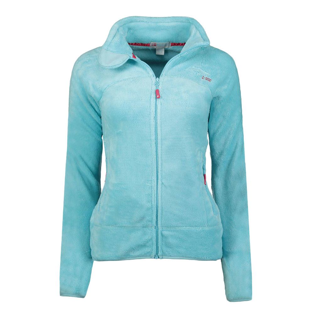 Chaqueta polar turquesa de mujer Geographical Norway Upaline barato