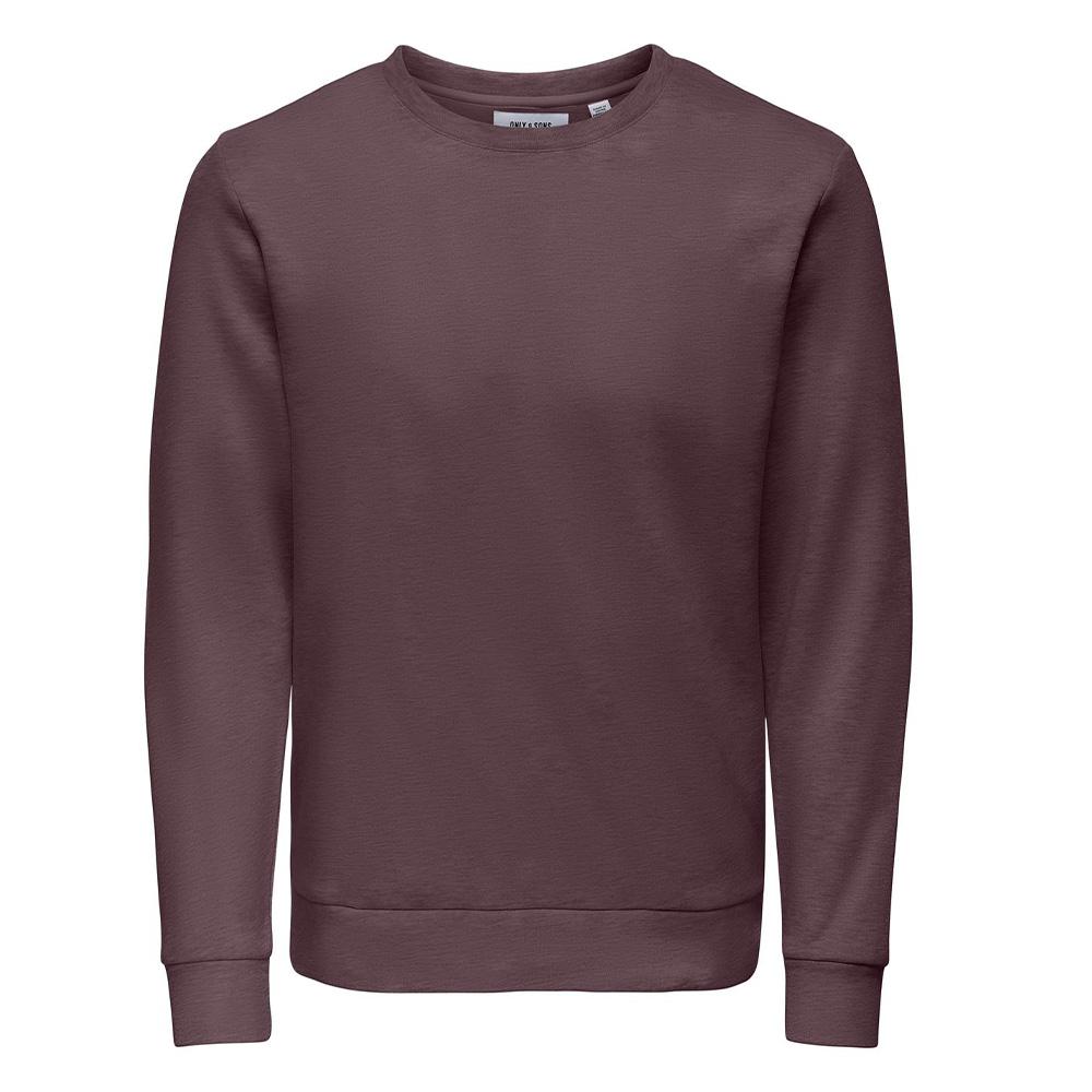 Herren-Sweatshirt in Bordeaux von Only & Sons Chase günstig