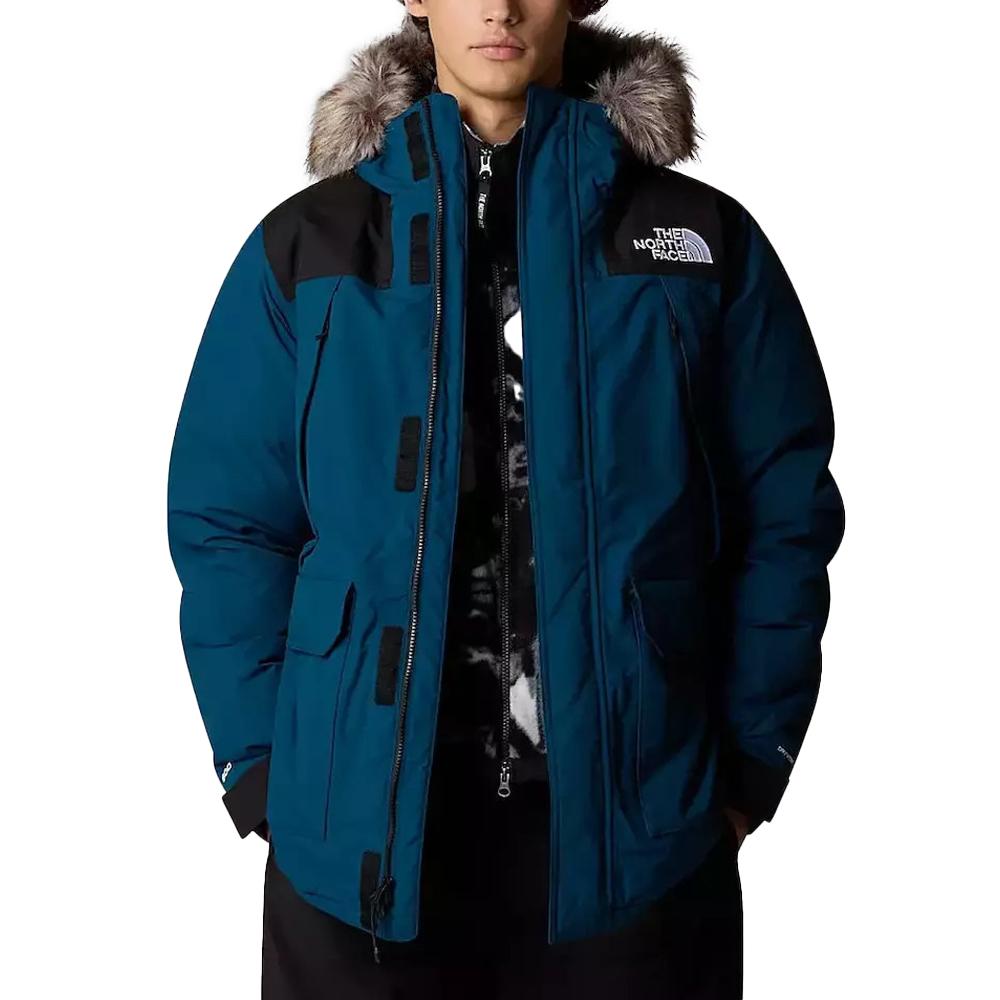 Parka azul para hombre The North Face Mcmurdo barato