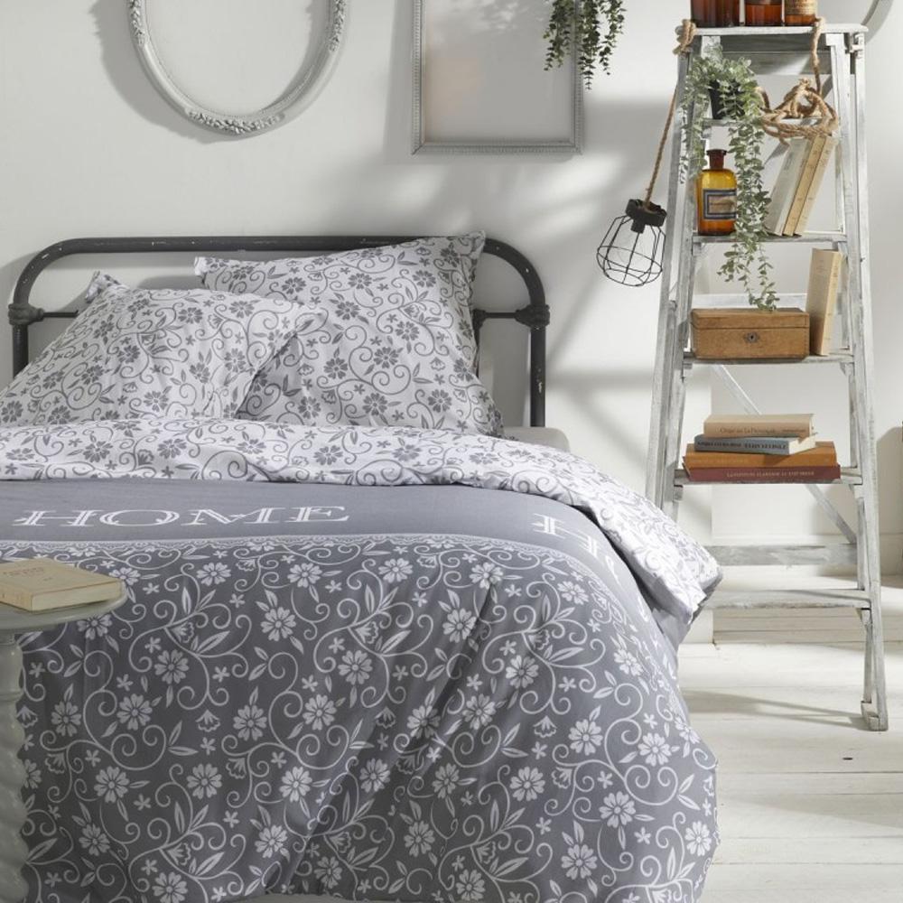 Juego de cama de algodón liso CHARME Gris Today 220x240 barato