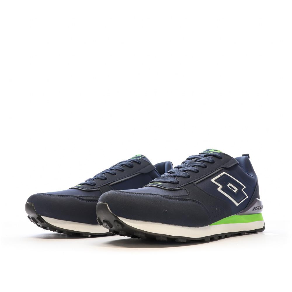 Lotto Twenty 5 Men's Sneakers Navy/Green Photo of the Espace des Marques %store% store - view of %key%