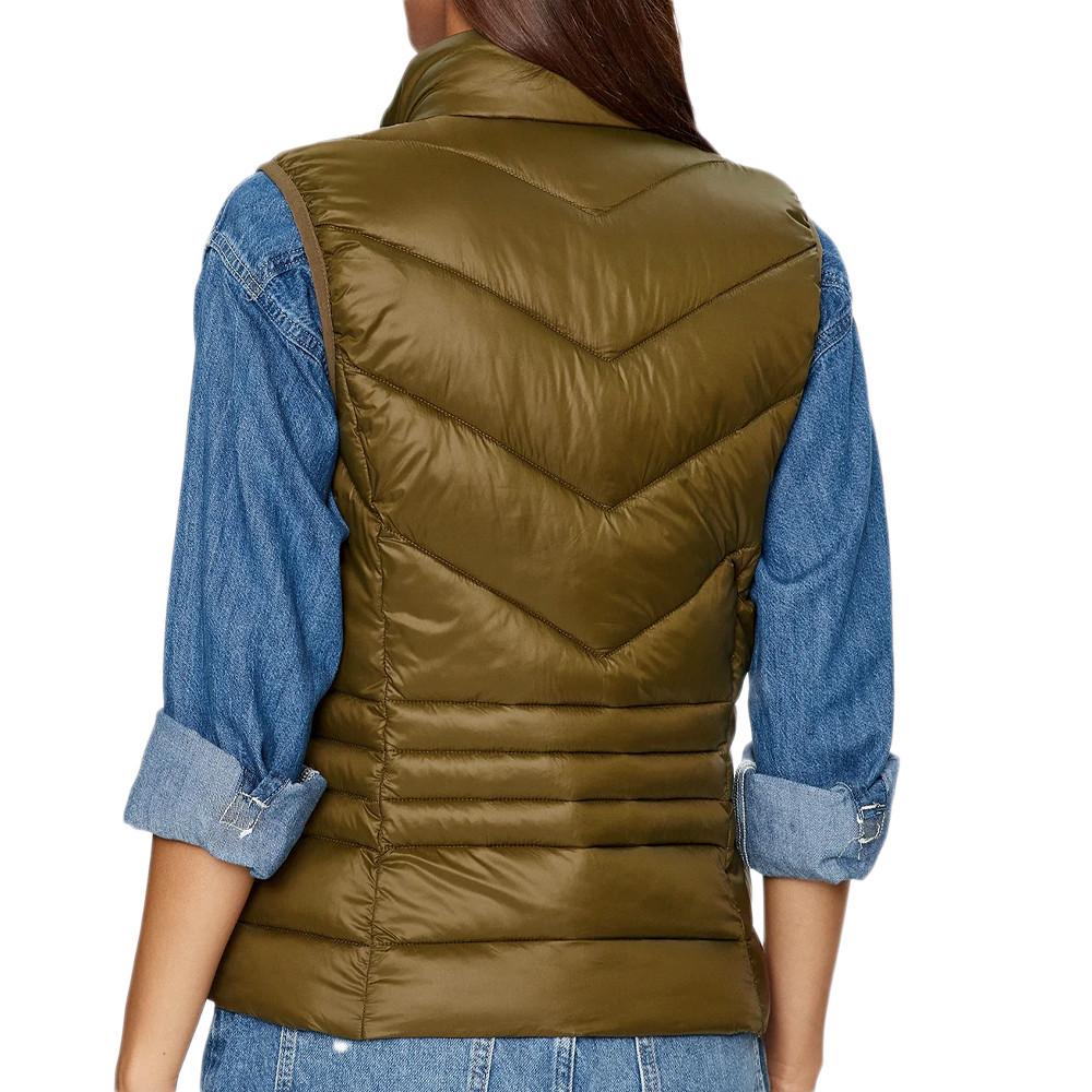 Vero Moda Sorayasiv Women's Khaki Sleeveless Coat Photo of the Espace des Marques %store% store - view of %key%
