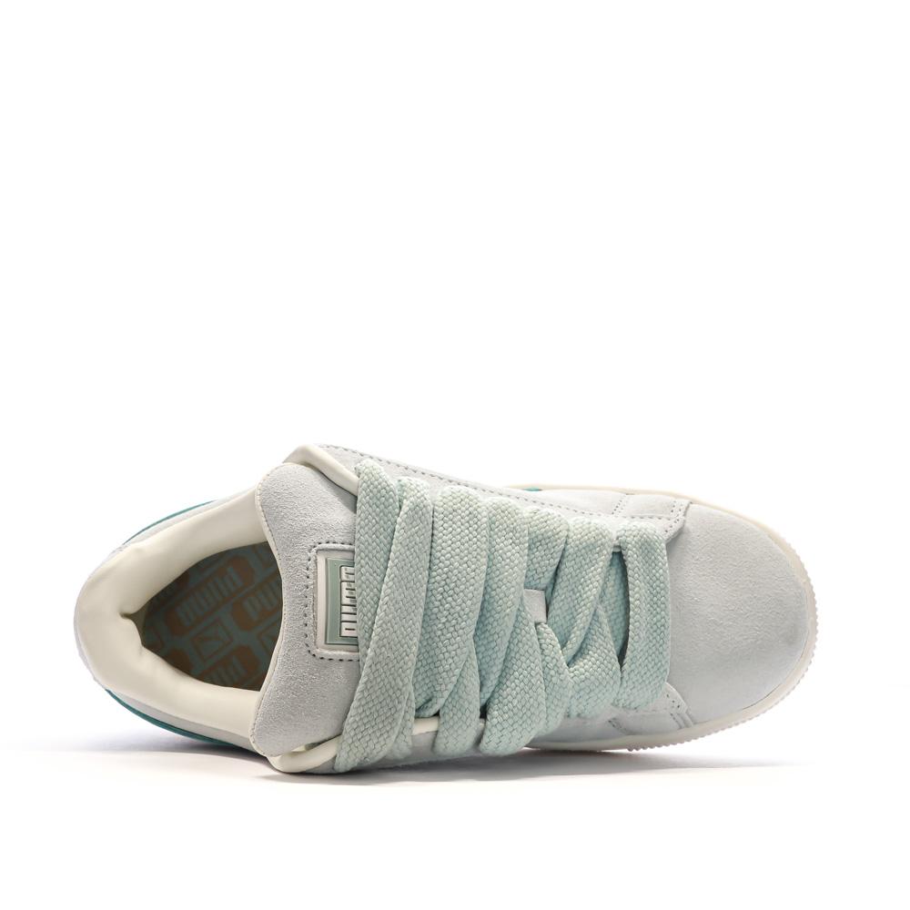 Baskets Turquoise Femme Puma Suede XL vue 4
