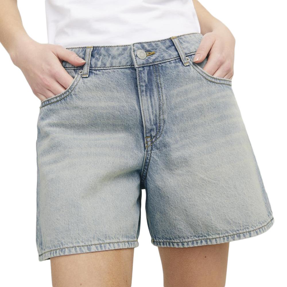 Pantalones cortos azul mujer JJXX Laura barato