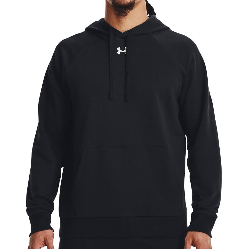 Sudadera con capucha Under Armour Rival Fleece Negra para Hombre 1379757 barato