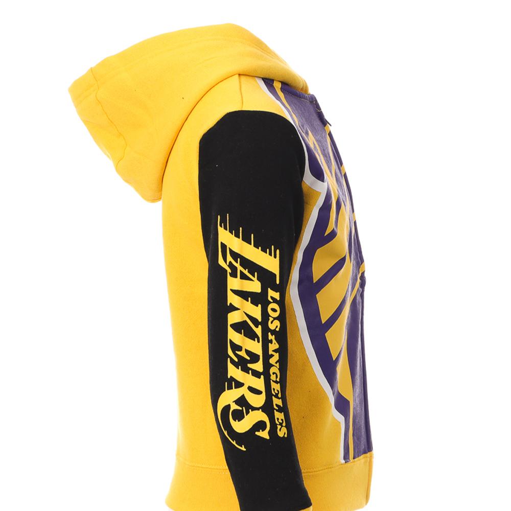 Los Angeles Lakers NBA Boy's Yellow/Purple Zip Sweat Top Photo of the Espace des Marques %store% store - view of %key%