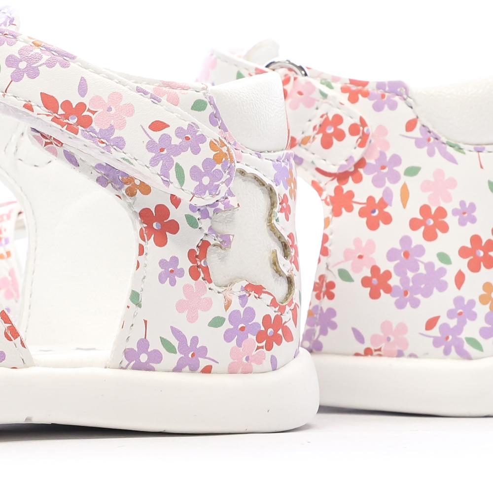 Sandalias blancas/rosas para niña de Lulu Castagnette, modelo Lorya ver 7