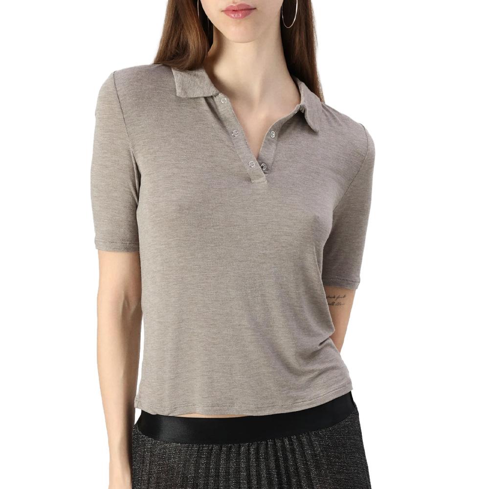 Women’s Grey Polo Shirt JDY Sanni 2/4 affordable